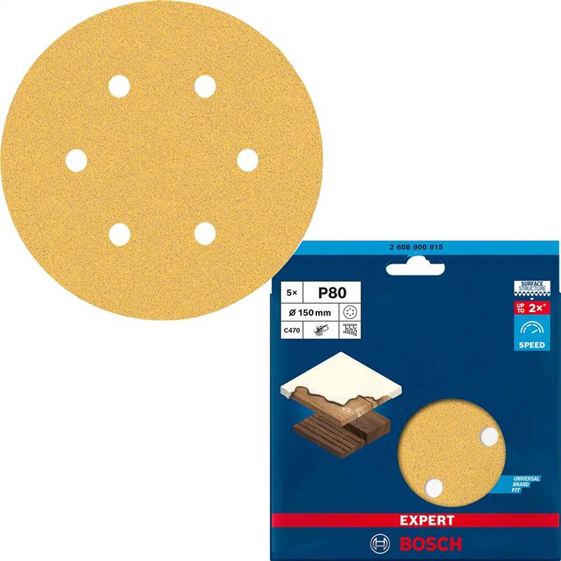 <div>LIJA EXCEN. WOOD-PAINT EXPERT 150 GR 80 2608900815</div>