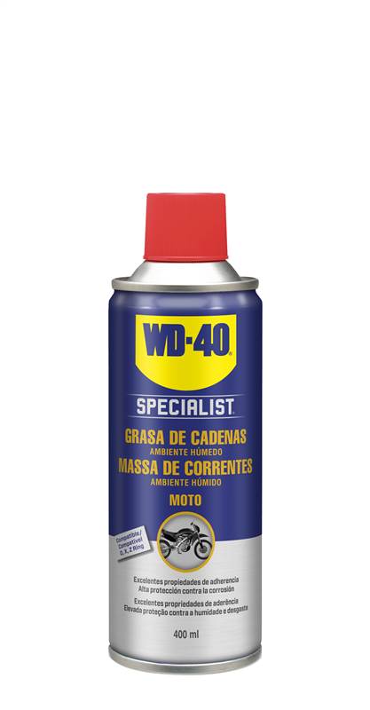 <div>GRASA SPRAY MOTO CADENA  A.HUMED WD-40 400ML</div>