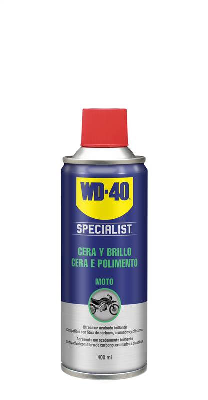 <div>SPRAY MOTO CERA Y BRILLO WD-40 400ML</div>