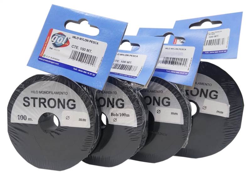 <div>HILO NYLON MONOFILAMENTO PESCA</div>