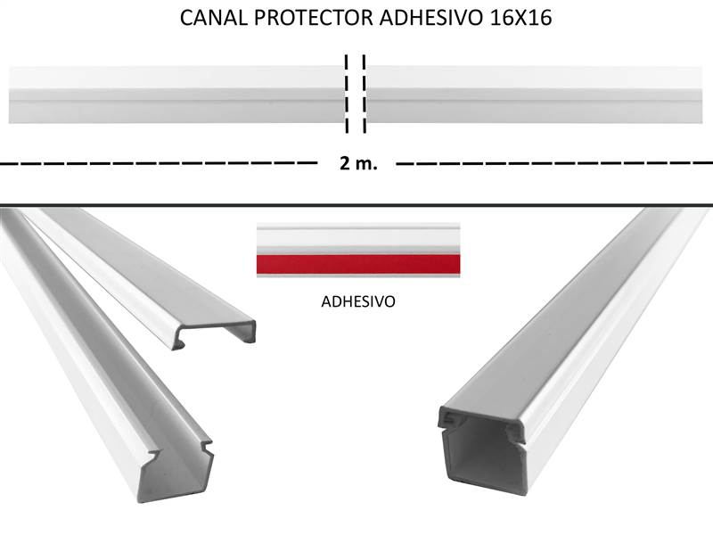 <div>CANAL PROTECTOR ADHESIVO 16X16 (16U) **</div>