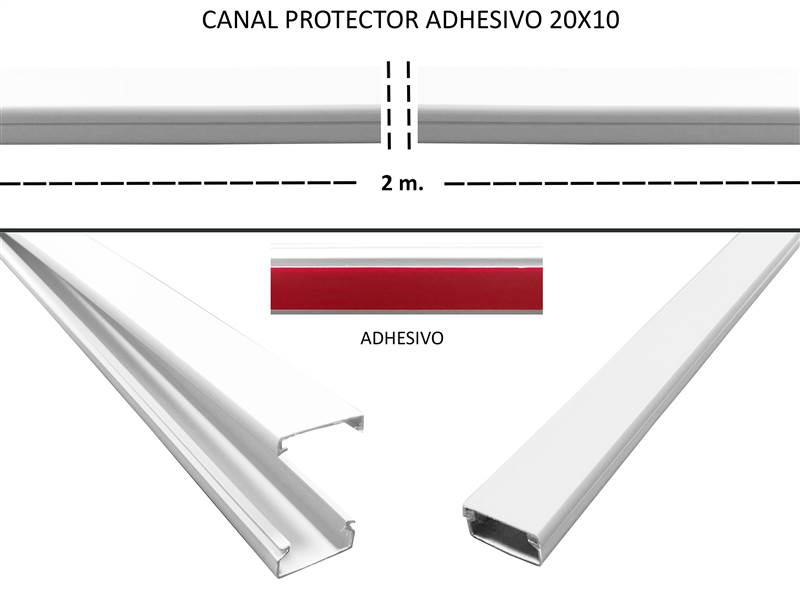 <div>CANAL PROTECTOR ADHESIVO 20X10 (20U) **</div>