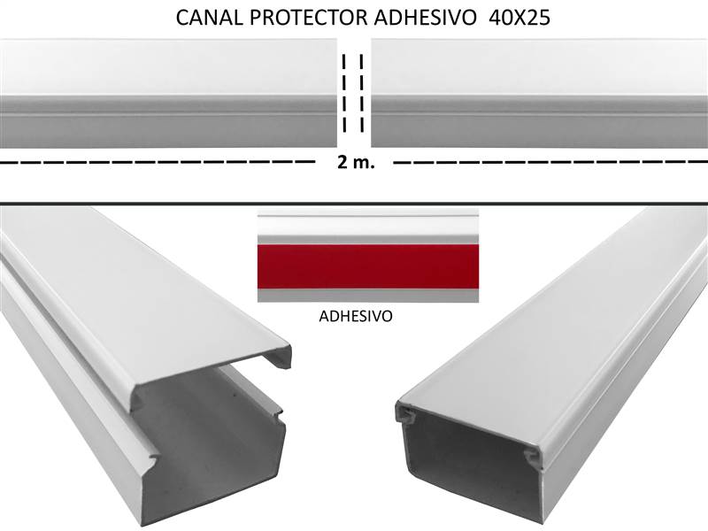 <div>CANAL PROTECTOR ADHESIVO 40X25 (6U) **</div>