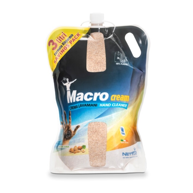 <div>LAVAMANOS CREMA MACROCREAM RECARGA T-BAG 3000ML</div>